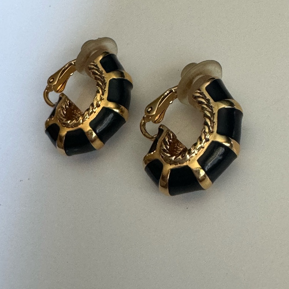 St. John vintage clips Earings
